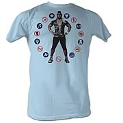 Mr. T No Way Sucka Light Blue T-Shirt